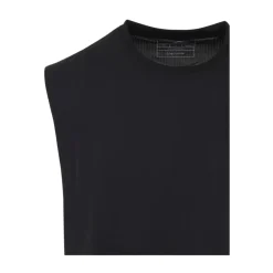 Ærmeløs T-shirt med Rund Hals