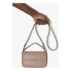 Rockstud Leather Mini Bag
