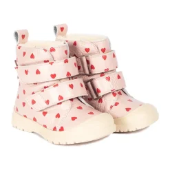 Rose Hearts Vinterstøvle med Velcro