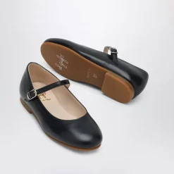 Rundtået Ballerina Flade Sko