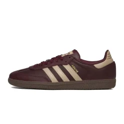 Samba OG Maroon Crystal Sand Sneakers