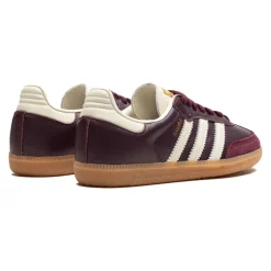 Samba OG Maroon Gold Metallic Sneakers