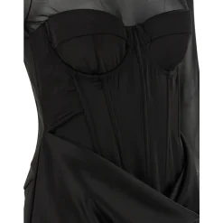 Satin Corset Mini Dress