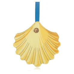 Seashell Læder Nøglering