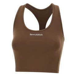 Serif Logo Sports Cropped Tank