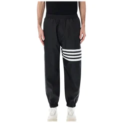 Shiny Ripstop 4-Bar Track Pants
