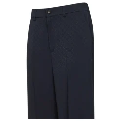 Silke jacquard bukser