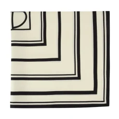 Silke Monogram Tørklæde - Printet Stil