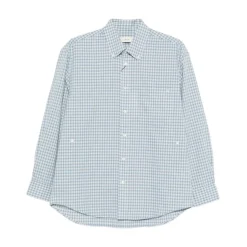 Skjorte i ternet bomuld