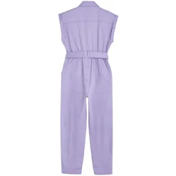 Skjortekjole med knaplukning foran og tone-i-tone bælte