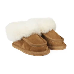 Skønne Sand Lammeuld Hjemmesko til Junior