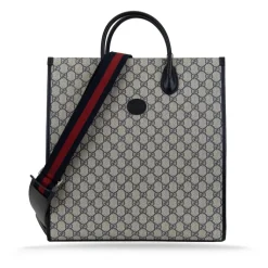 Skuldertaske med hægtelukning