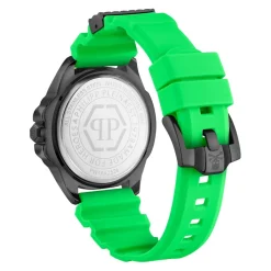 Skull Watch med grøn rem