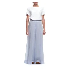 Sky Blue Wide Trousers