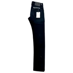 Slim Carbon Label Mørk Vasket Jeans