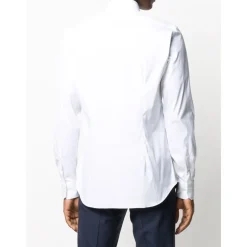 Slim Fit Bomuldsskjorte Hvid