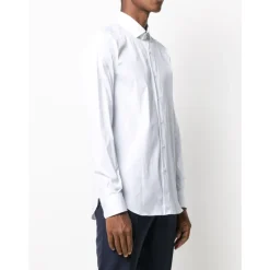 Slim Fit Bomuldsskjorte Hvid