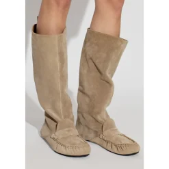 Slouch Saddle Boots