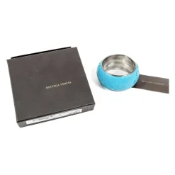 Sølv- og slangeskindsarmbånd