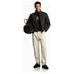 Smalkas vilnas džemperis ar krāsu joslām