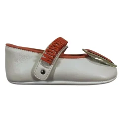 Smooth Leather Ballerina