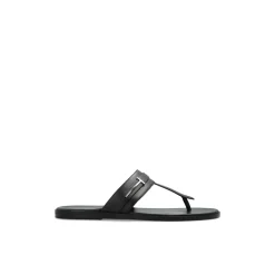 Smooth Leather T-Sandal
