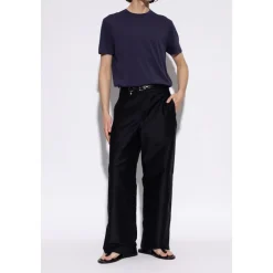 Smooth Leather T-Sandal