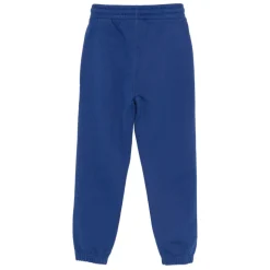 Snørebukser med blåt logodetalje