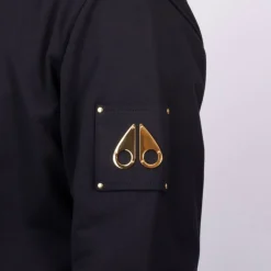 Snyder 1/4 Zip Gold Black Jacket