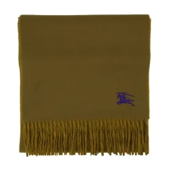 Solidt Uldtørklæde - Khaki Cashmere