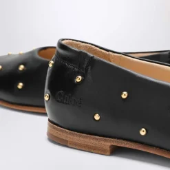 Sort Ballerina Flade Sko