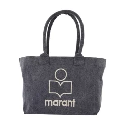 Sort Bomuld Indkøbstaske med Lynlås