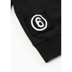 Sort bomuld langærmet kjole