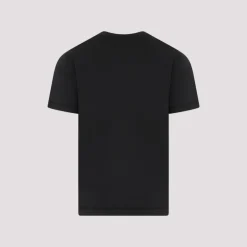 Sort Bomuldst-shirt med Logomærke