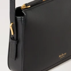 Sort Clovelly Pung med Lynlås Lukning