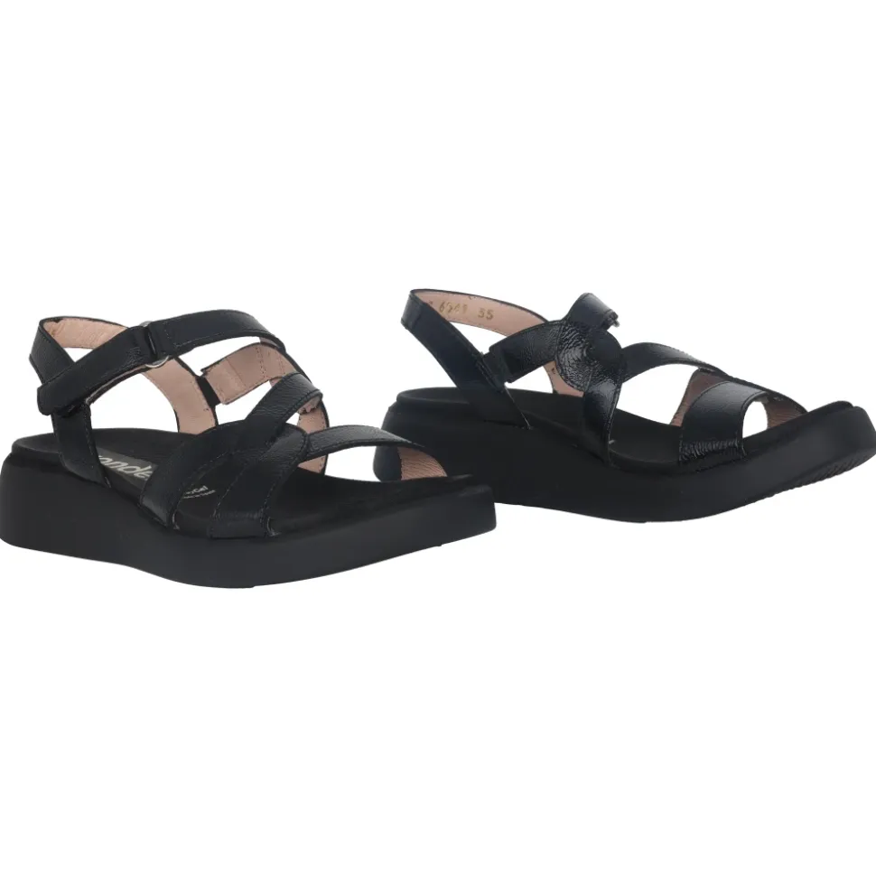 Sort Cordelia Sandal - Kvinder