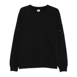 Sort Crew Neck Sweater Bomuld