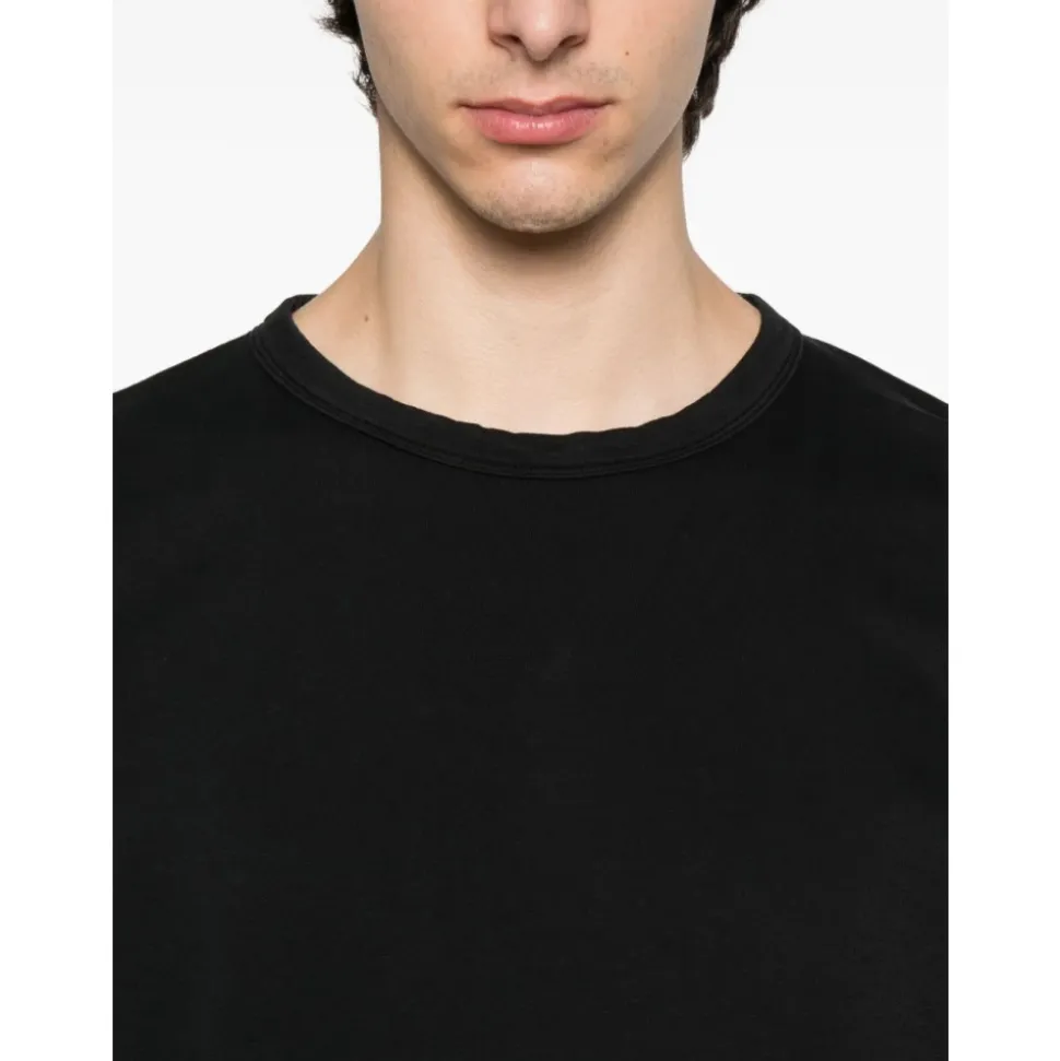 Sort Crew Neck Sweater Bomuld