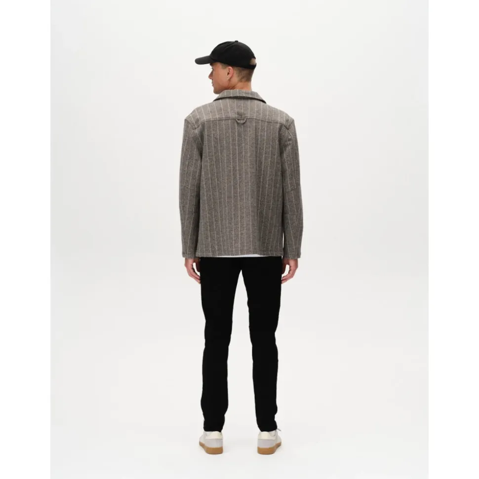 Sort Denim Slim Jeans med Super-Stretch