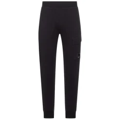 Sort elastisk talje bukser med CP linse detalje