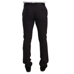 Sort Fløjl To-Delt Jakkesæt, Slim Fit