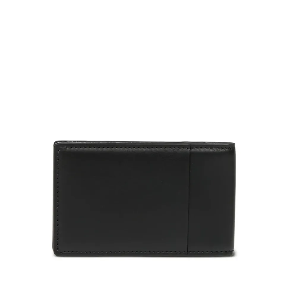 Sort Front Logo Kortholder Pung