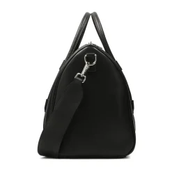 Sort hånd- og skuldertaske til rejse