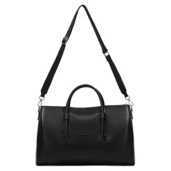 Sort hånd- og skuldertaske til rejse