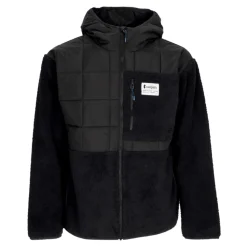 Sort Hybrid Hættetrøje med Sherpa Isolering