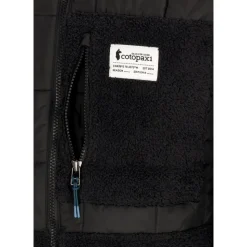 Sort Hybrid Hættetrøje med Sherpa Isolering