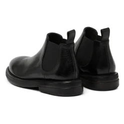 Sort Kalveskind Slip-On Støvler