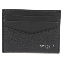 Sort Korn Kalveskind Kortholder Pung