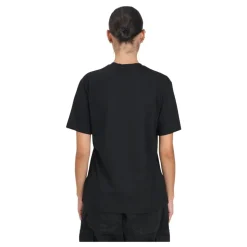 Sort kortærmet logo T-shirt