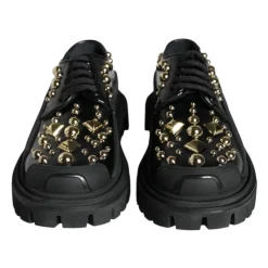 Sort Læder Trekking Derby Sko